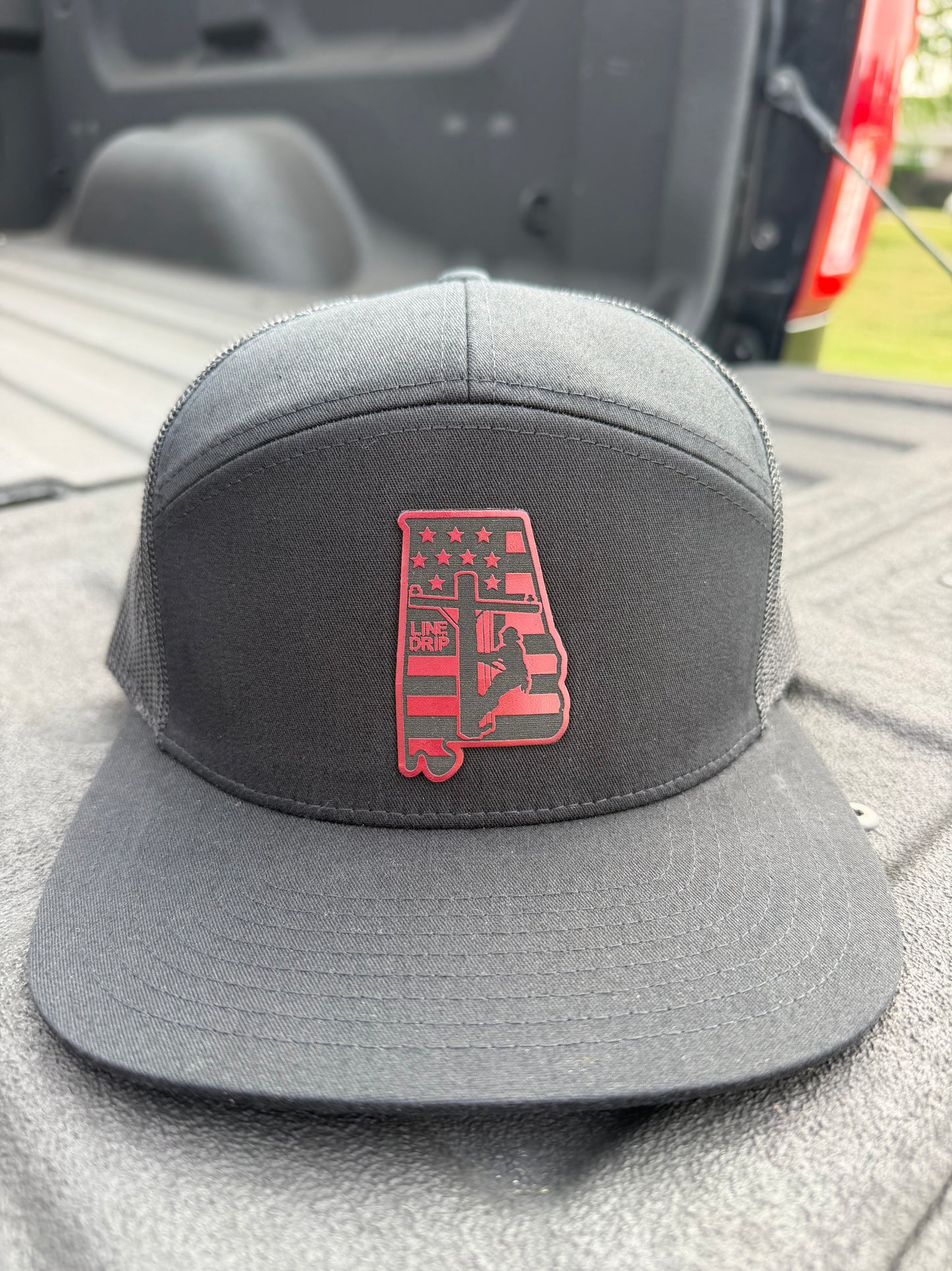 Alabama Line Drip Patch Hat