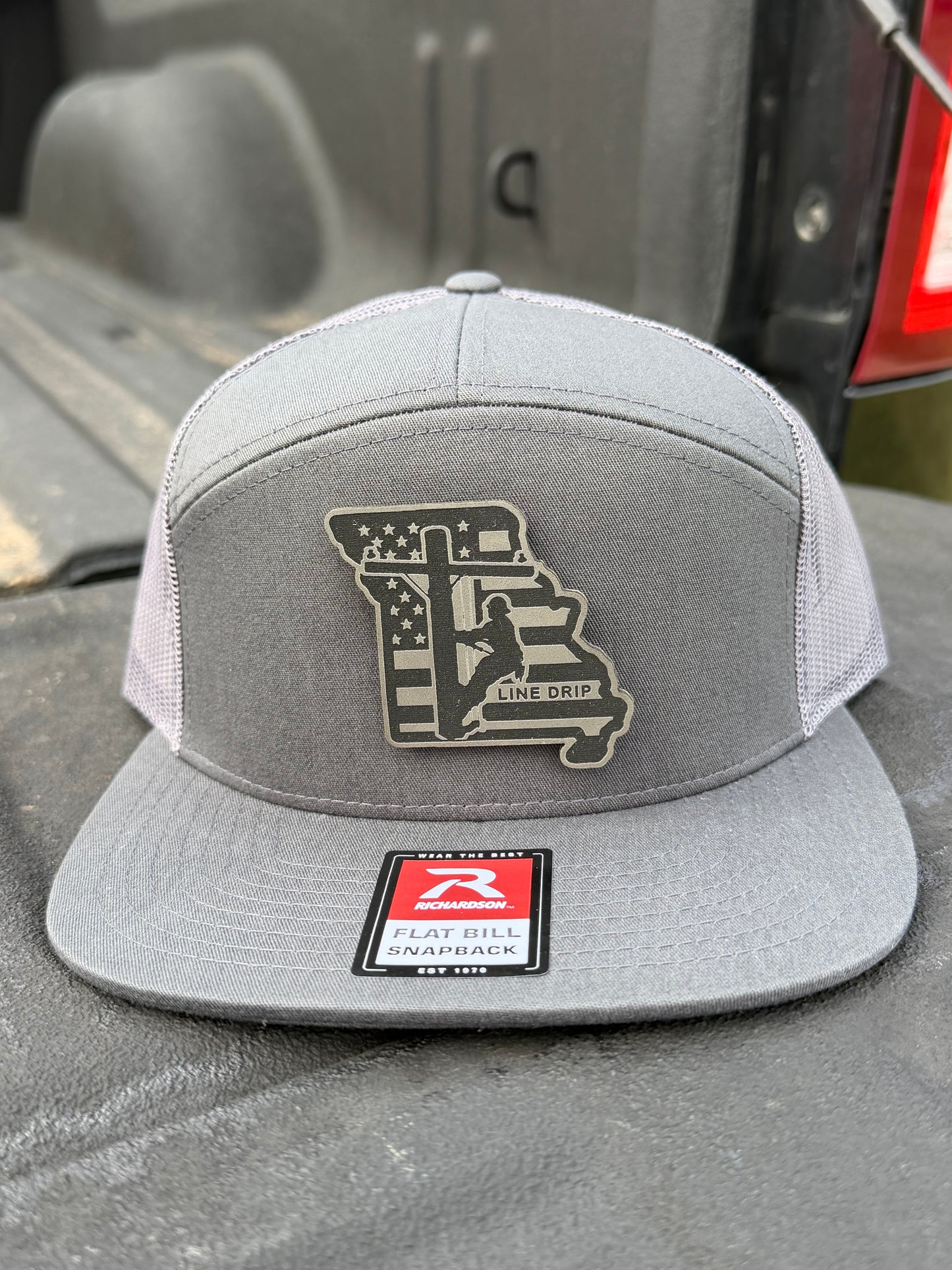 Missouri Line Drip Patch Hat