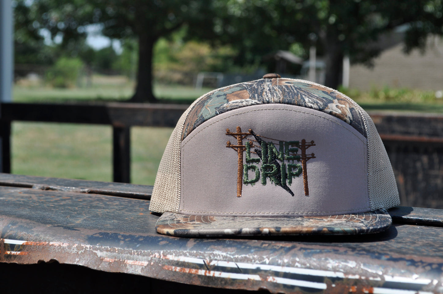 OG Line Drip Hat Real Tree Camo