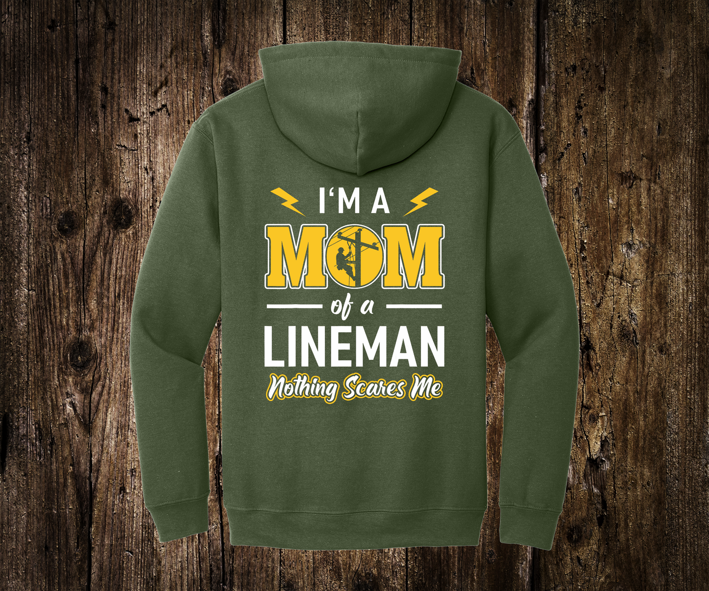 Mom of a Lineman Hoodie