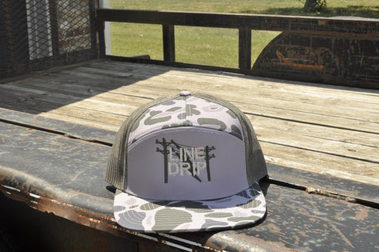 OG Line Drip Hat Marsh Duck Camo