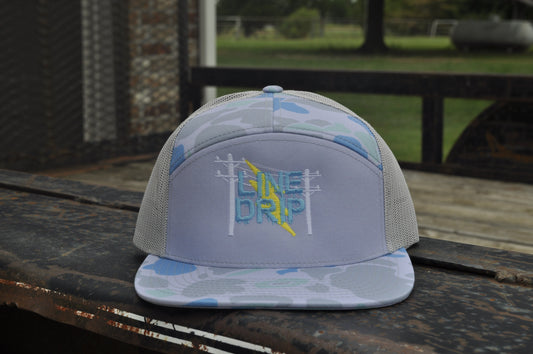 OG Line Drip Hat Saltwater Duck Camo