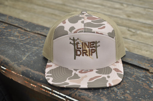 OG Line Drip Hat Harvest Duck Camo