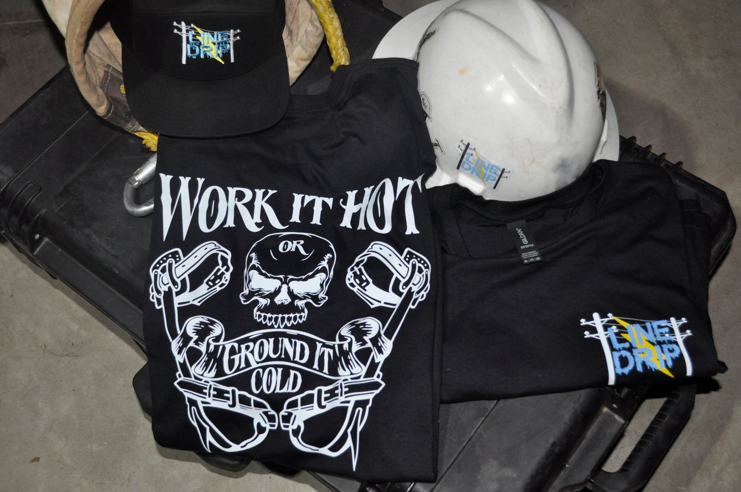 Line Drip Work It Hot T-shirt