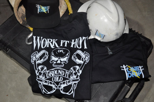 Line Drip Work It Hot T-shirt