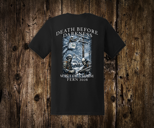 Winter Storm Fern 2026 Line Drip T-shirt