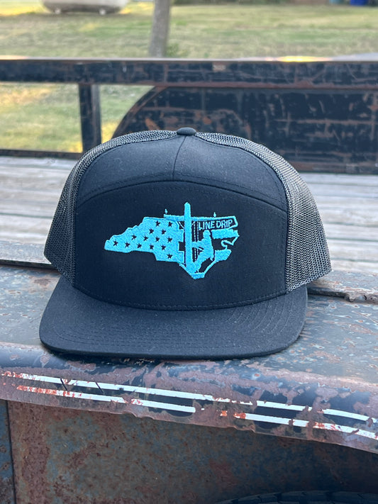 North Carolina Line Drip Hat