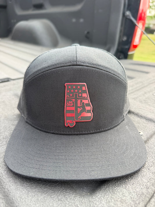 Alabama Line Drip Patch Hat