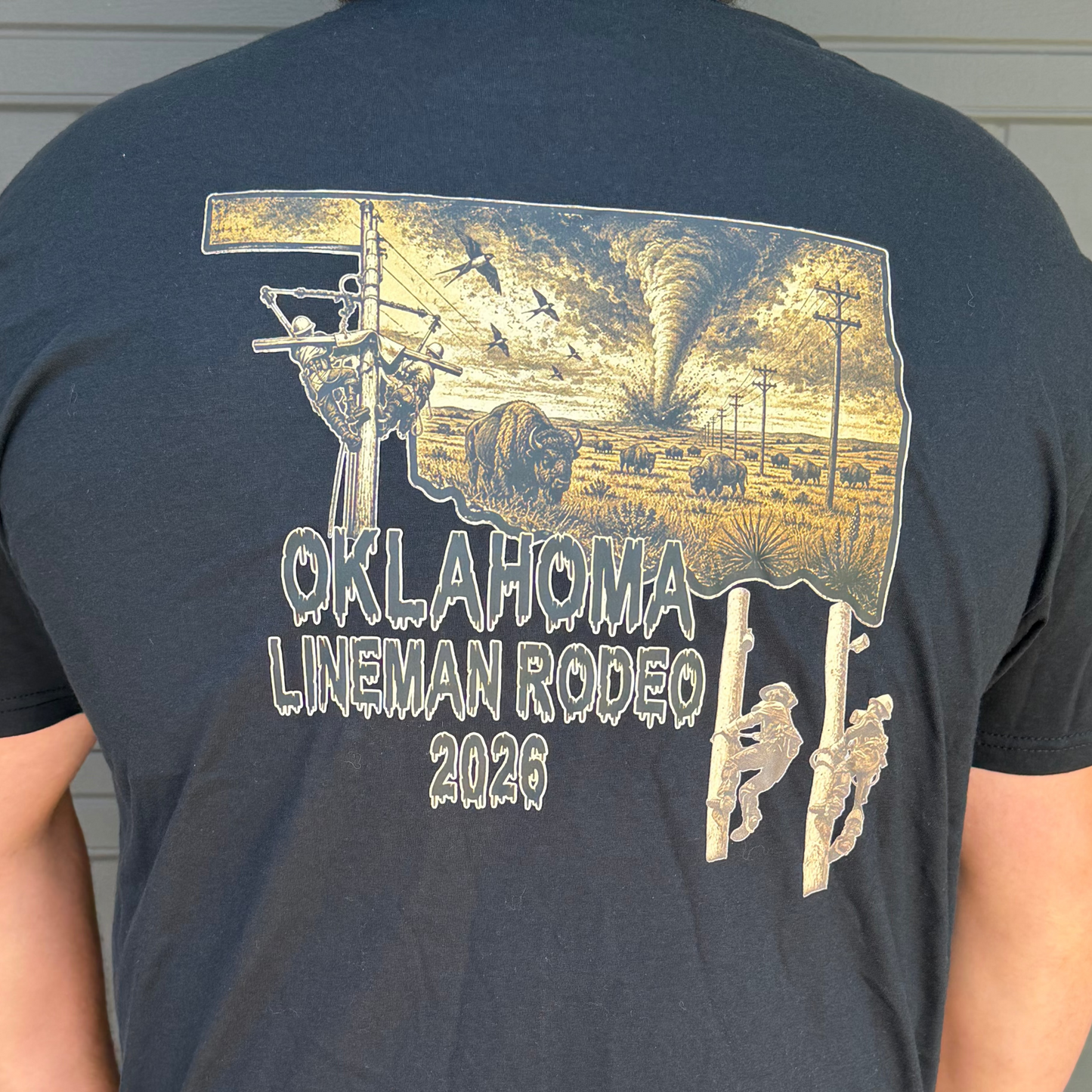 2026 Oklahoma Lineman Rodeo T-shirt