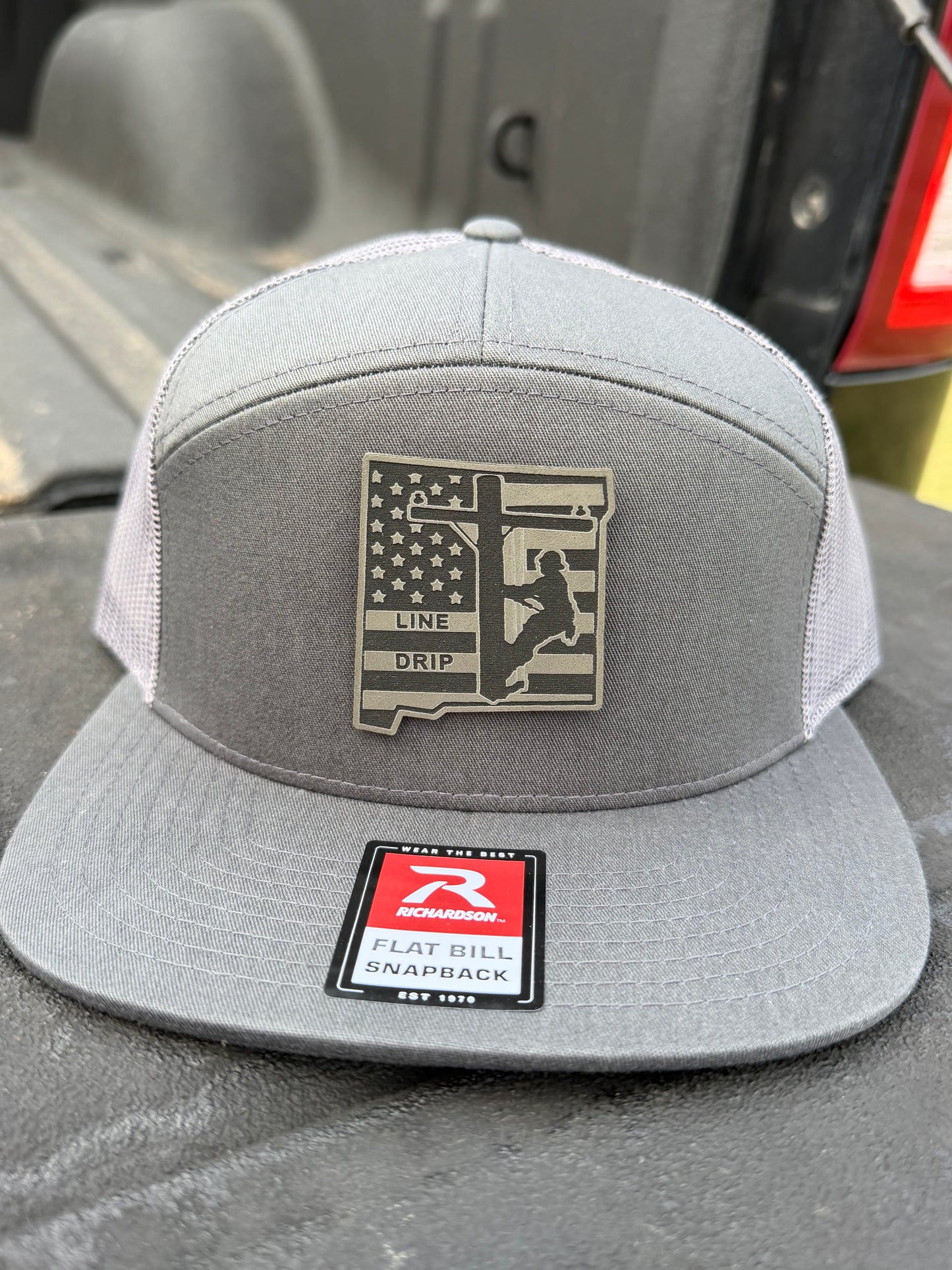 New Mexico Line Drip Patch Hat