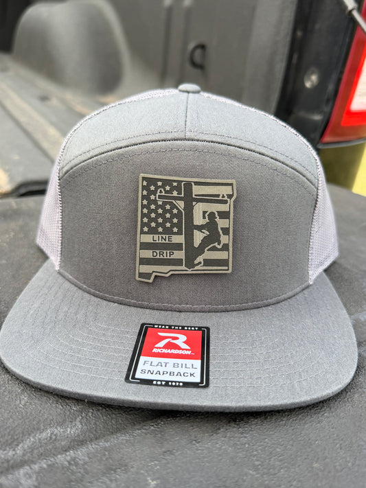 New Mexico Line Drip Patch Hat