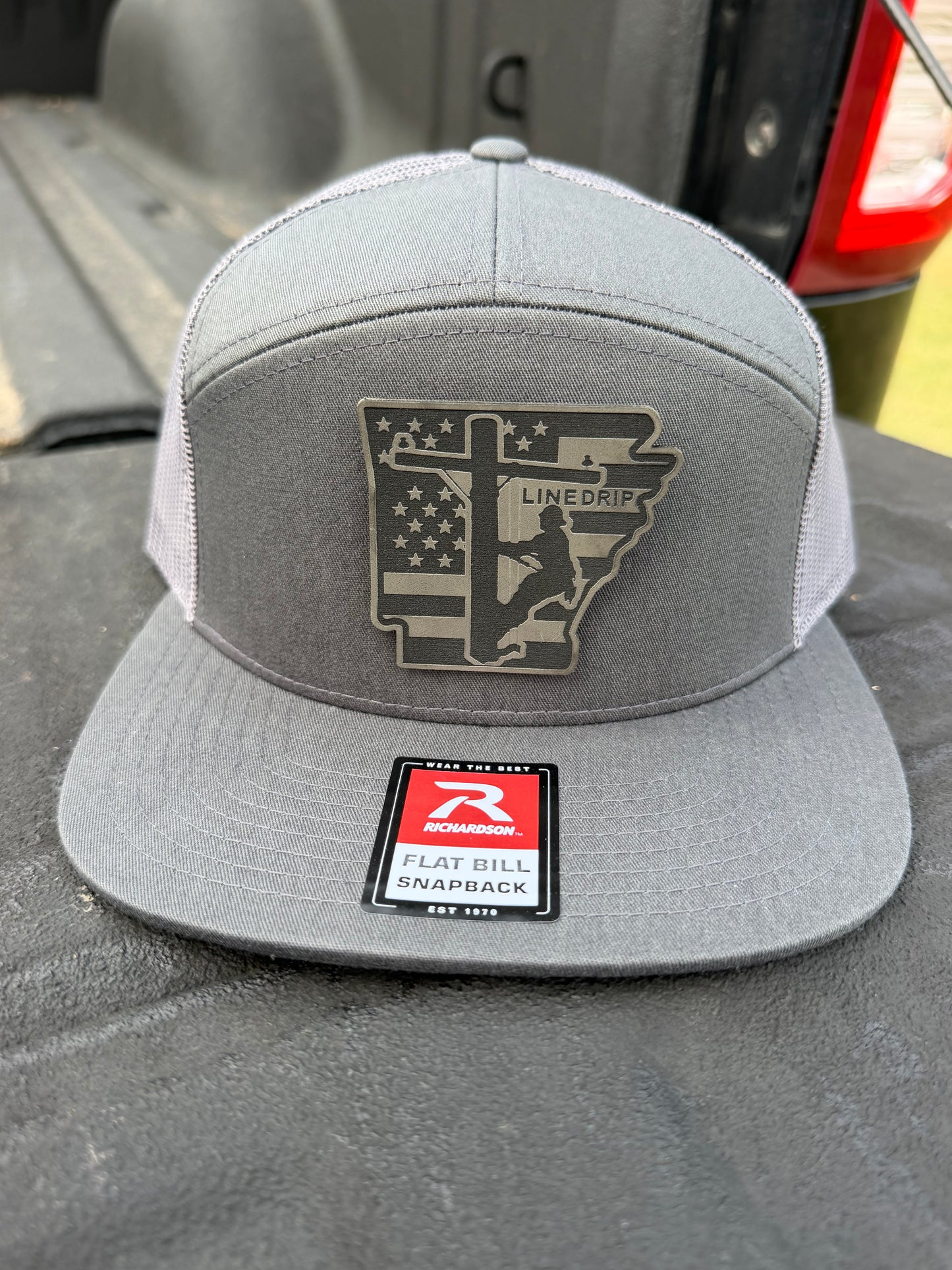 Arkansas Line Drip Patch Hat