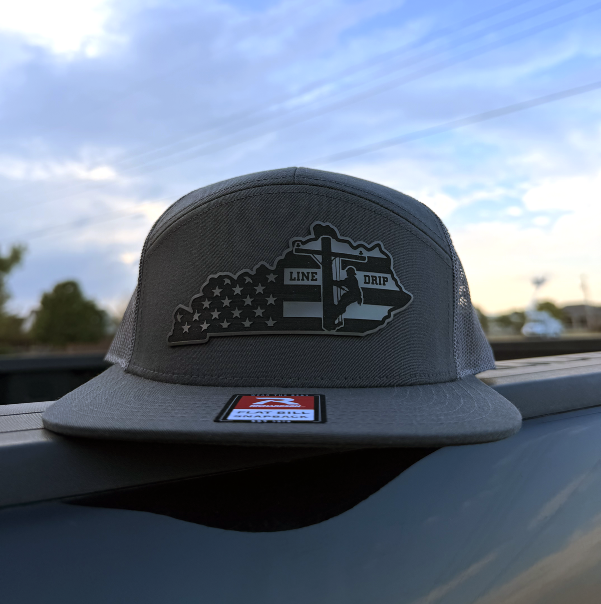 Kentucky Line Drip Patch Hat