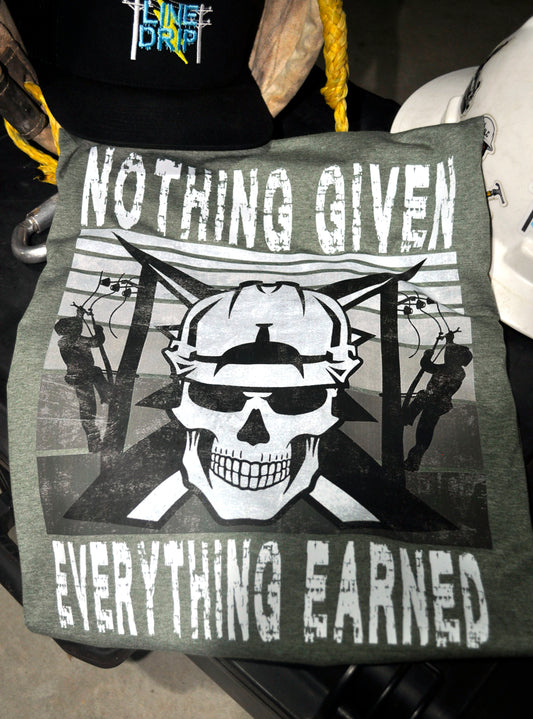 Line Drip Everything Earned T-shirt