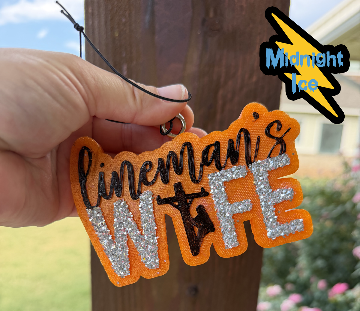 Lineman's Wife Car Freshie