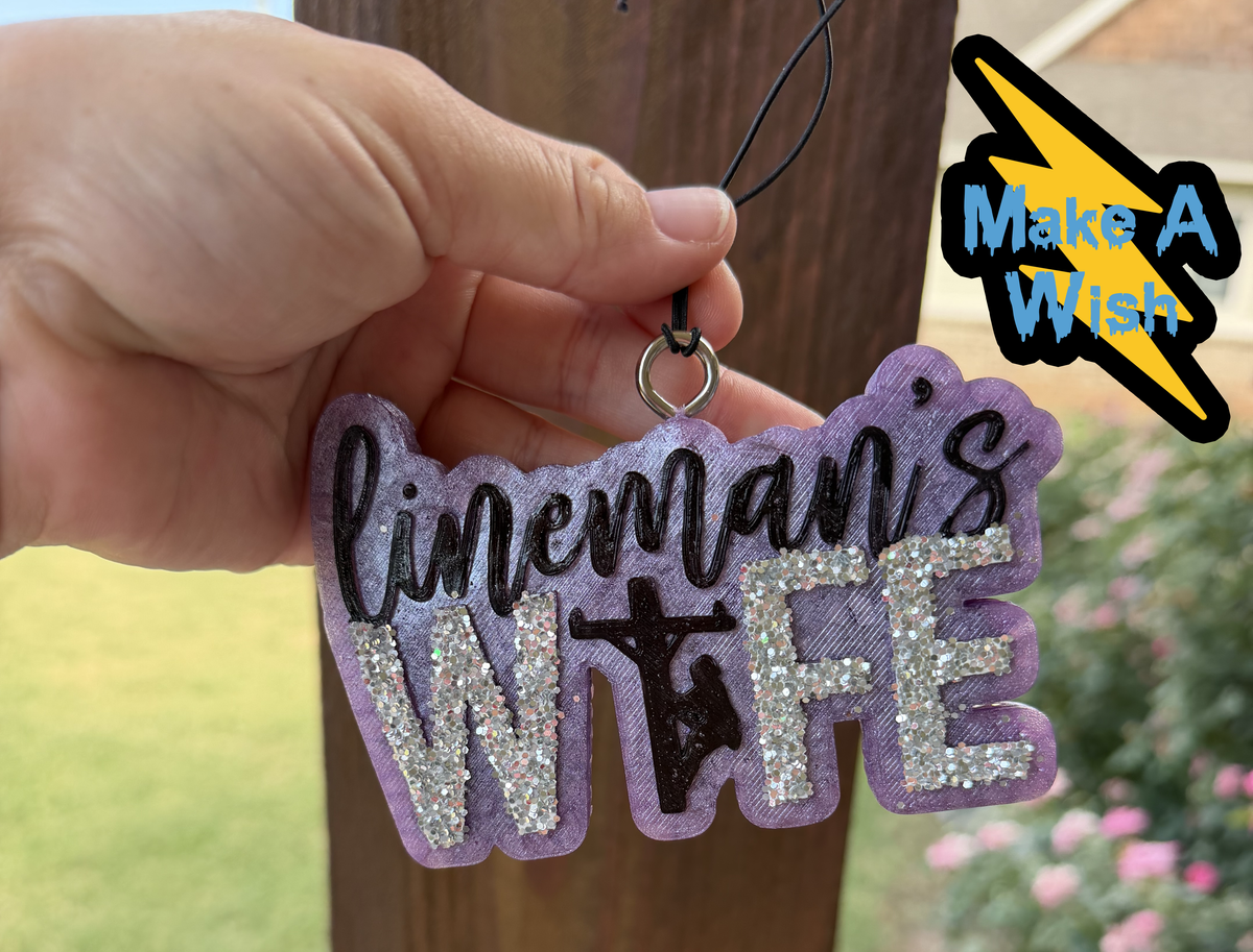 Lineman's Wife Car Freshie