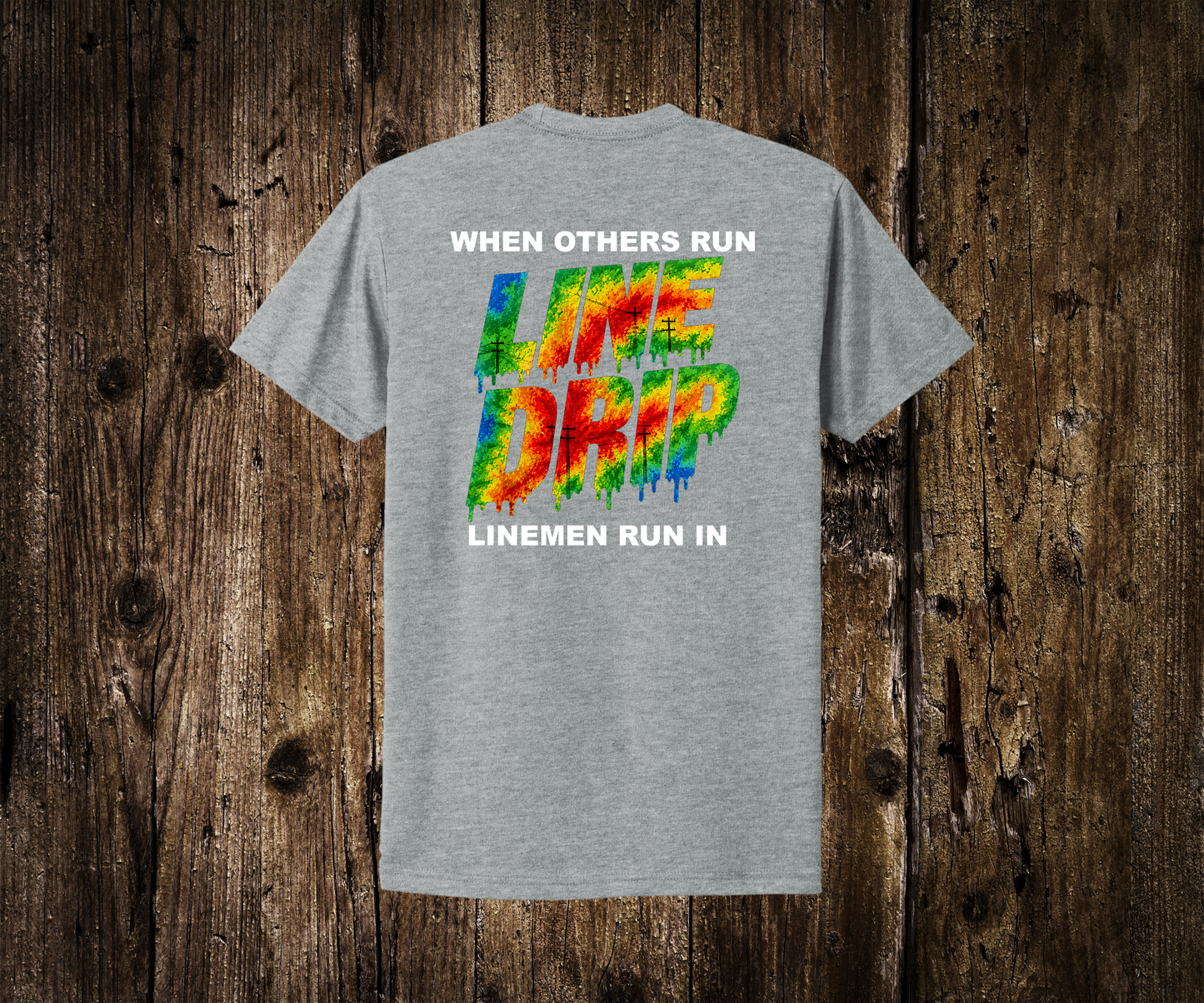 Radar Line Drip T-Shirt