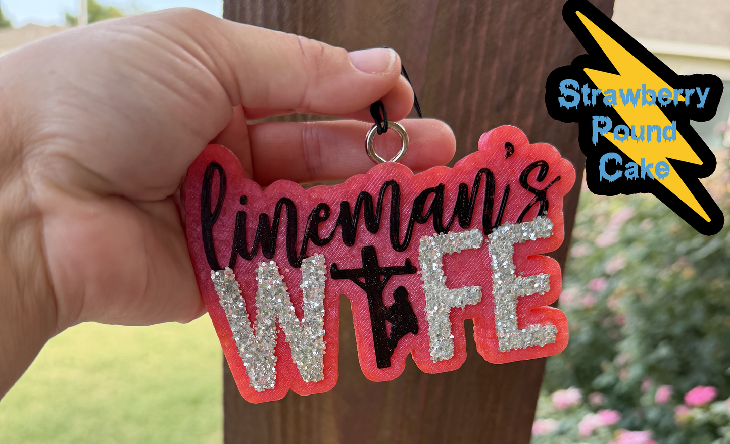 Lineman's Wife Car Freshie