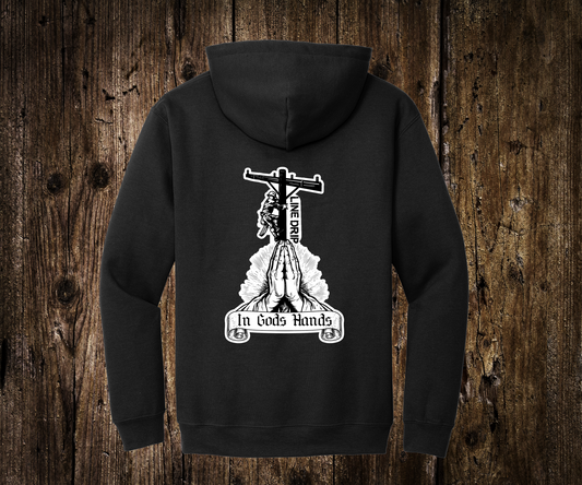 In Gods Hands LineDrip Hoodie