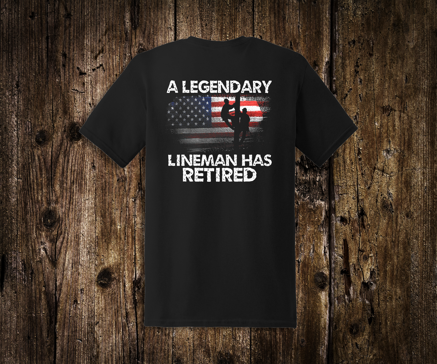 Legendary Retired Lineman T-shirt