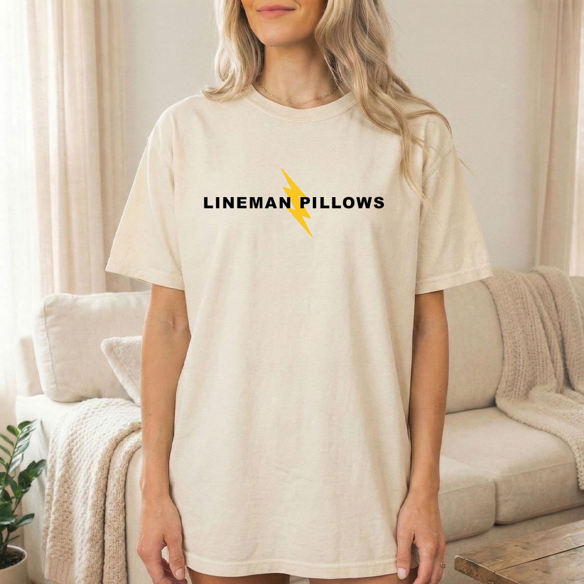 Lineman Pillows Woman's T-shirt