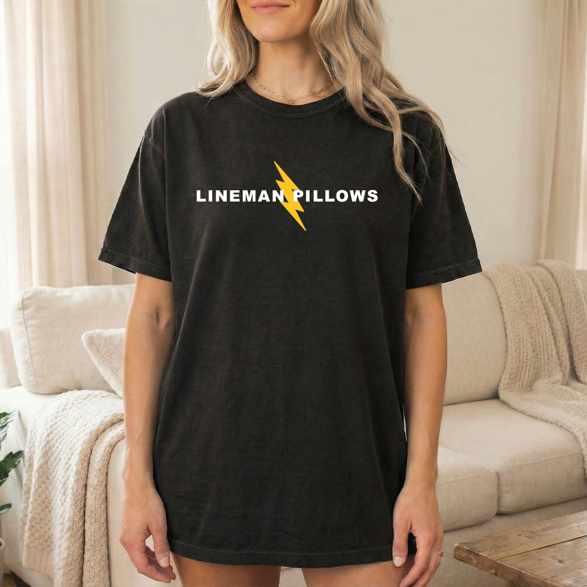 Lineman Pillows Woman's T-shirt