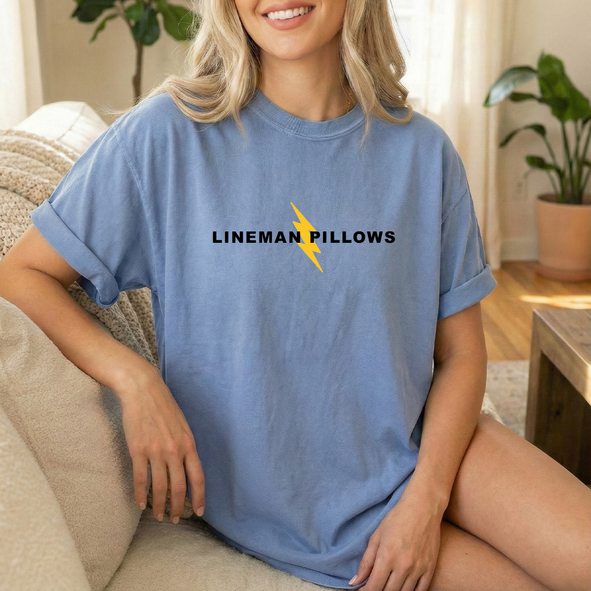 Lineman Pillows Woman's T-shirt