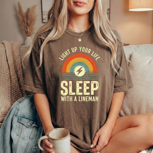 Sleep with a Lineman Woman's T-shirt